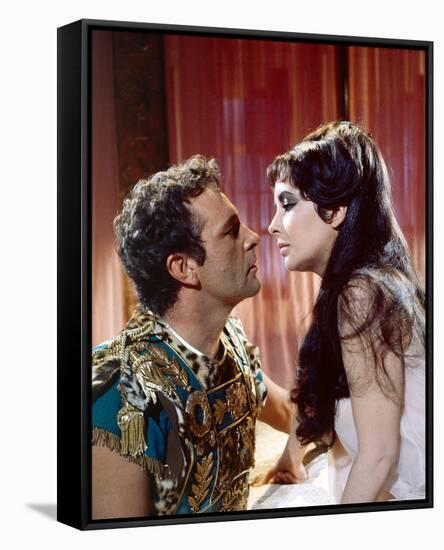 Elizabeth Taylor & Richard Burton-null-Framed Stretched Canvas