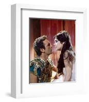 Elizabeth Taylor & Richard Burton-null-Framed Photo