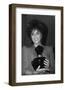 Elizabeth Taylor with Perfume-null-Framed Art Print