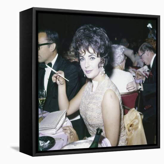 Elizabeth Taylor-null-Framed Stretched Canvas