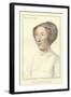 Elizabeth, the Lady Hobby-Hans Holbein the Younger-Framed Giclee Print