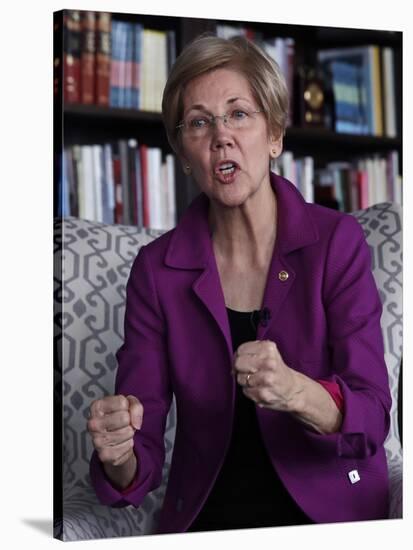 Elizabeth Warren-null-Stretched Canvas