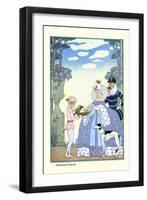 Elizabethan England-Georges Barbier-Framed Art Print