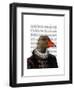 Elizabethan Goose in a Ruff-Fab Funky-Framed Art Print