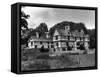 Elizabethan Mansion-J. Chettlburgh-Framed Stretched Canvas