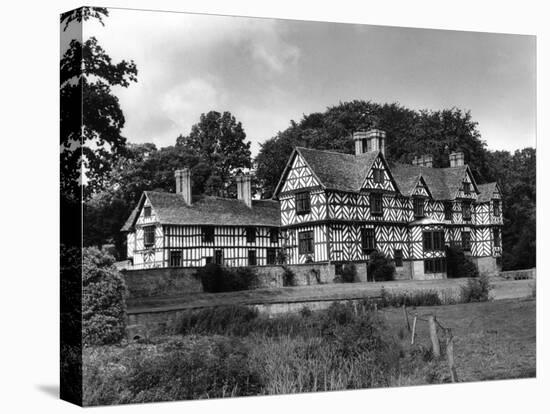 Elizabethan Mansion-J. Chettlburgh-Stretched Canvas