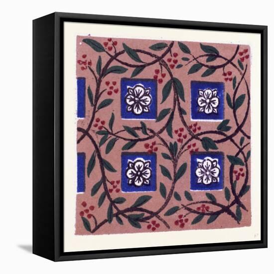 Elizabethan Ornament-null-Framed Stretched Canvas