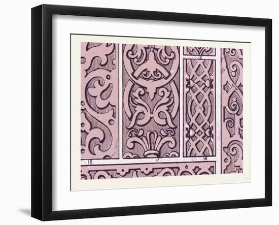 Elizabethan Ornament-null-Framed Giclee Print