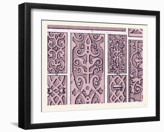 Elizabethan Ornament-null-Framed Giclee Print