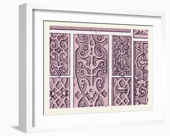 Elizabethan Ornament-null-Framed Giclee Print