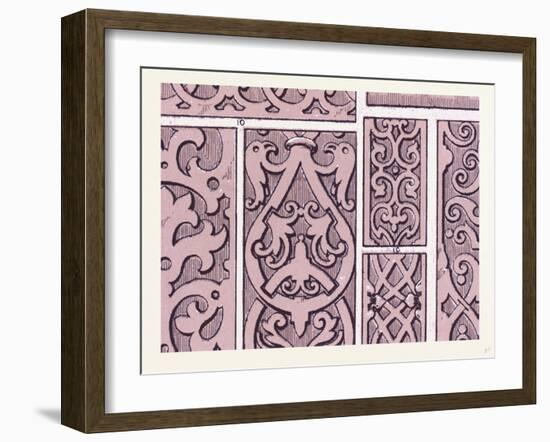 Elizabethan Ornament-null-Framed Giclee Print