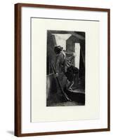 Elizabethan Soldier Shot, C1843-C1891-Charles Samuel Keene-Framed Giclee Print