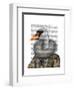 Elizabethan Swan-Fab Funky-Framed Art Print