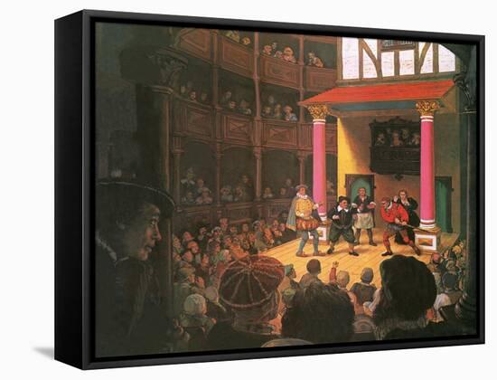 Elizabethan Theatre-Ken Petts-Framed Stretched Canvas