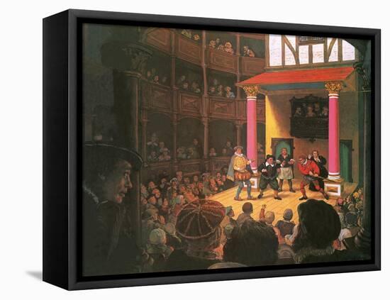 Elizabethan Theatre-Ken Petts-Framed Stretched Canvas