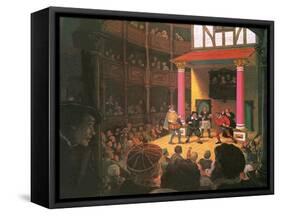 Elizabethan Theatre-Ken Petts-Framed Stretched Canvas