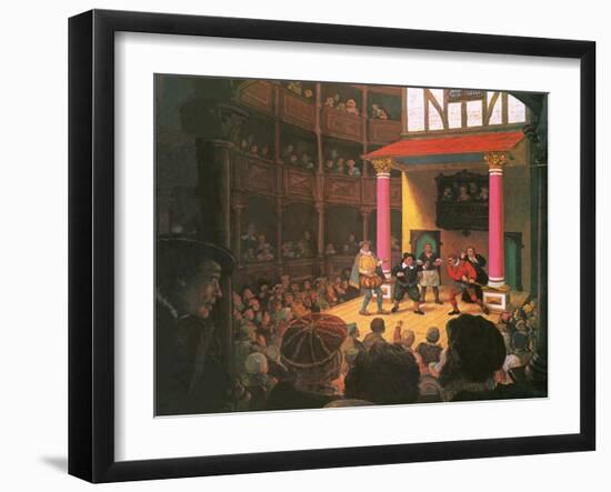Elizabethan Theatre-Ken Petts-Framed Giclee Print