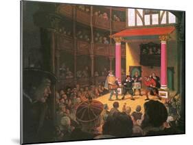 Elizabethan Theatre-Ken Petts-Mounted Giclee Print