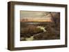 Elk and Creek-Chris Vest-Framed Art Print