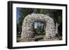 Elk Antler Arch, Town Square, Jackson Hole, Wyoming, United States of America, North America-Richard Maschmeyer-Framed Photographic Print