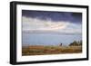 Elk at The Continental Divide, Yellowstone Lake, Wyoming-Vincent James-Framed Photographic Print