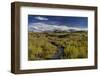 Elk Creek with fresh snow on Steamboat Mountain along the Rocky Mountain Front, Montana-Chuck Haney-Framed Photographic Print