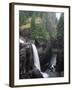 Elk Falls Park, Vancouver Island, Elk Falls Drops into a Deep Gorge-Christopher Talbot Frank-Framed Premium Photographic Print