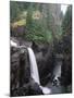 Elk Falls Park, Vancouver Island, Elk Falls Drops into a Deep Gorge-Christopher Talbot Frank-Mounted Photographic Print