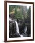 Elk Falls Park, Vancouver Island, Elk Falls Drops into a Deep Gorge-Christopher Talbot Frank-Framed Photographic Print