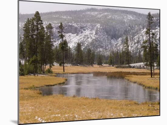 Elk, Firehole River, Yellowstone National Park, UNESCO World Heritage Site, Wyoming, USA-Pitamitz Sergio-Mounted Photographic Print