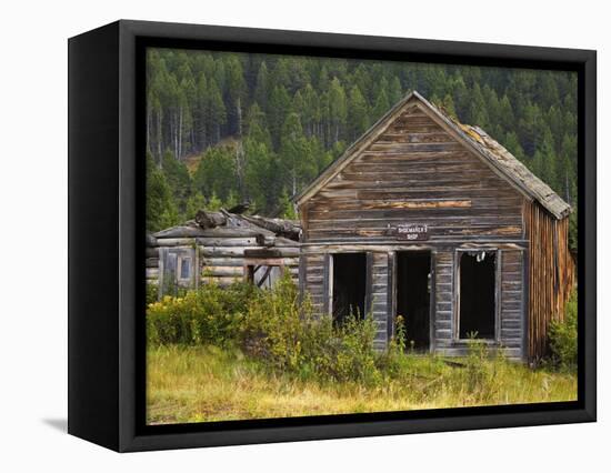 Elk Horn Ghost Town State Park, Boulder, Helena Region, Montana, USA-Richard Cummins-Framed Stretched Canvas