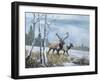 Elk Journey IV-B. Lynnsy-Framed Art Print