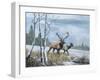 Elk Journey IV-B. Lynnsy-Framed Art Print