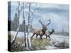 Elk Journey IV-B. Lynnsy-Stretched Canvas