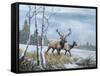 Elk Journey IV-B. Lynnsy-Framed Stretched Canvas