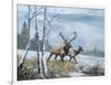 Elk Journey IV-B. Lynnsy-Framed Art Print