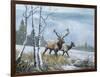 Elk Journey IV-B. Lynnsy-Framed Art Print