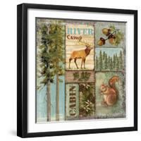 Elk Lodge-Paul Brent-Framed Art Print