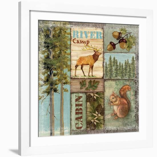 Elk Lodge-Paul Brent-Framed Art Print