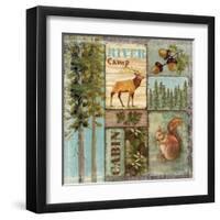 Elk Lodge-Paul Brent-Framed Art Print