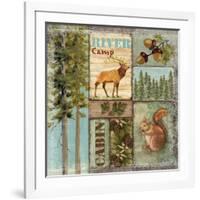Elk Lodge-Paul Brent-Framed Art Print