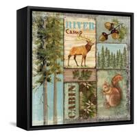 Elk Lodge-Paul Brent-Framed Stretched Canvas