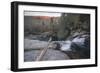 Elk River Falls at sunset, Elk River, Blue Ridge Mountains, North Carolina, United States of Americ-Jon Reaves-Framed Photographic Print