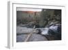 Elk River Falls at sunset, Elk River, Blue Ridge Mountains, North Carolina, United States of Americ-Jon Reaves-Framed Photographic Print