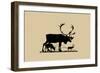 Elk Silhouette I-Vision Studio-Framed Art Print