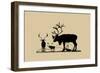 Elk Silhouette II-Vision Studio-Framed Art Print