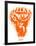 Elk Spray Paint Orange-Anthony Salinas-Framed Poster