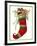 Elk Stocking-Beverly Johnston-Framed Giclee Print
