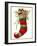 Elk Stocking-Beverly Johnston-Framed Giclee Print