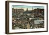 Elk Street Market, Buffalo-null-Framed Art Print